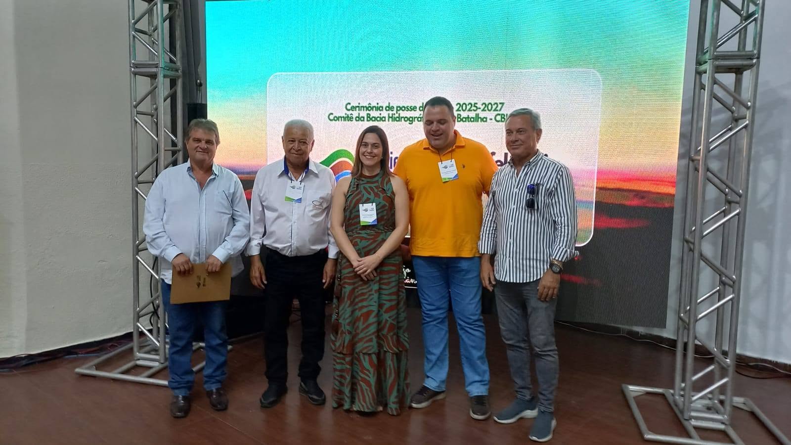 Cerimônia de posse: integrante da ONG SOS Rio Dourado assume vice-presidência do Comitê Da Bacia Hidrográfica Tietê-Batalha para o biênio 2025-2027